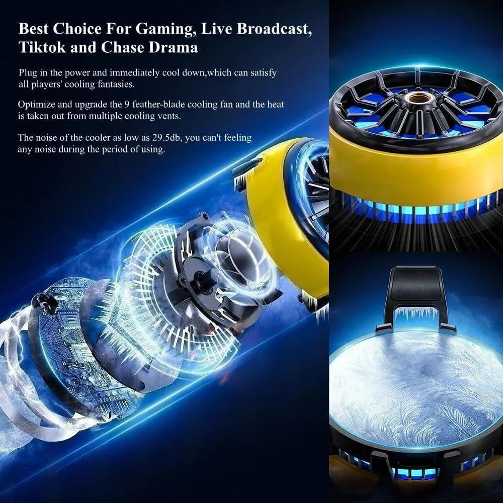 Memo DLA6 Phone Cooler – High-Performance Cooling Fan for Smartphones