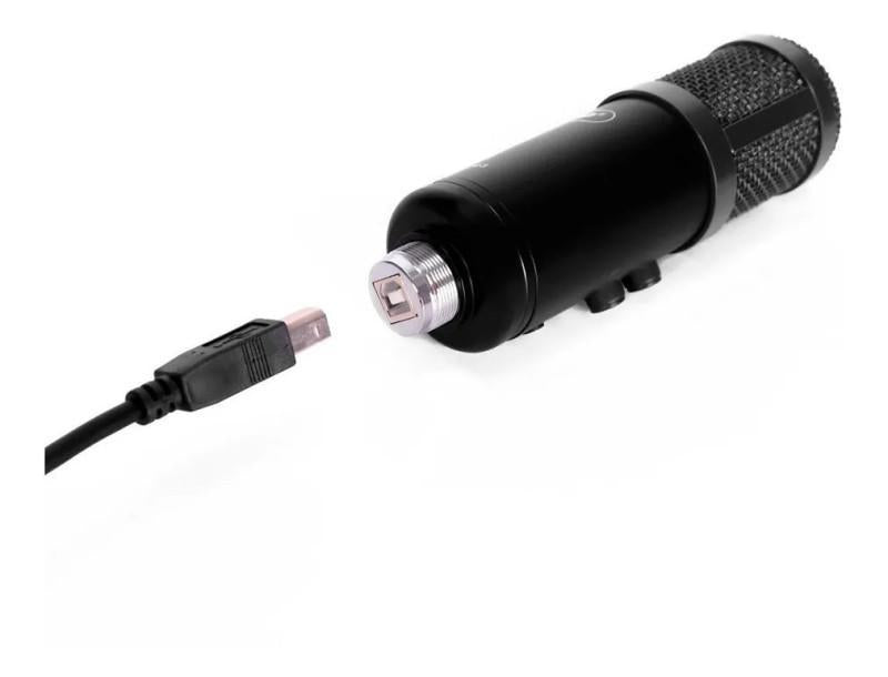 KNUP KPM0023 Condenser USB Microphone – Plug & Play PC Mic with Shock Mount