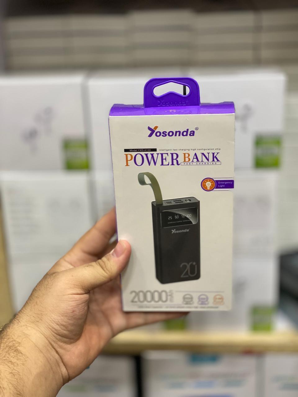 Power Bank - Charge Up to 3 Devices at Once with Fast Charging - 1 Pack