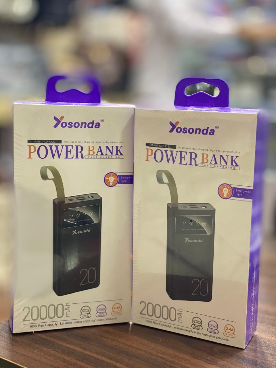 Power Bank - Charge Up to 3 Devices at Once with Fast Charging - 1 Pack