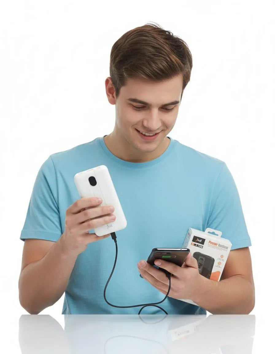 Portable, Travel, Pocket-Size, Lightweight, Indicator Lights, Two Usb Ports, Slim, Flashlight, Compact Pocket Size Power Bank 22.5